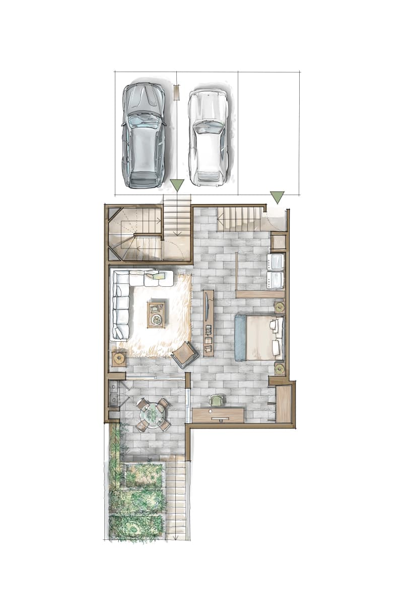 Dormitorio / Terraza